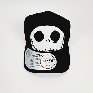 NIGHTMARE BEFORE CHRISTMAS JACK SKELLINGTON SNAPBACK HAT‎ CAP